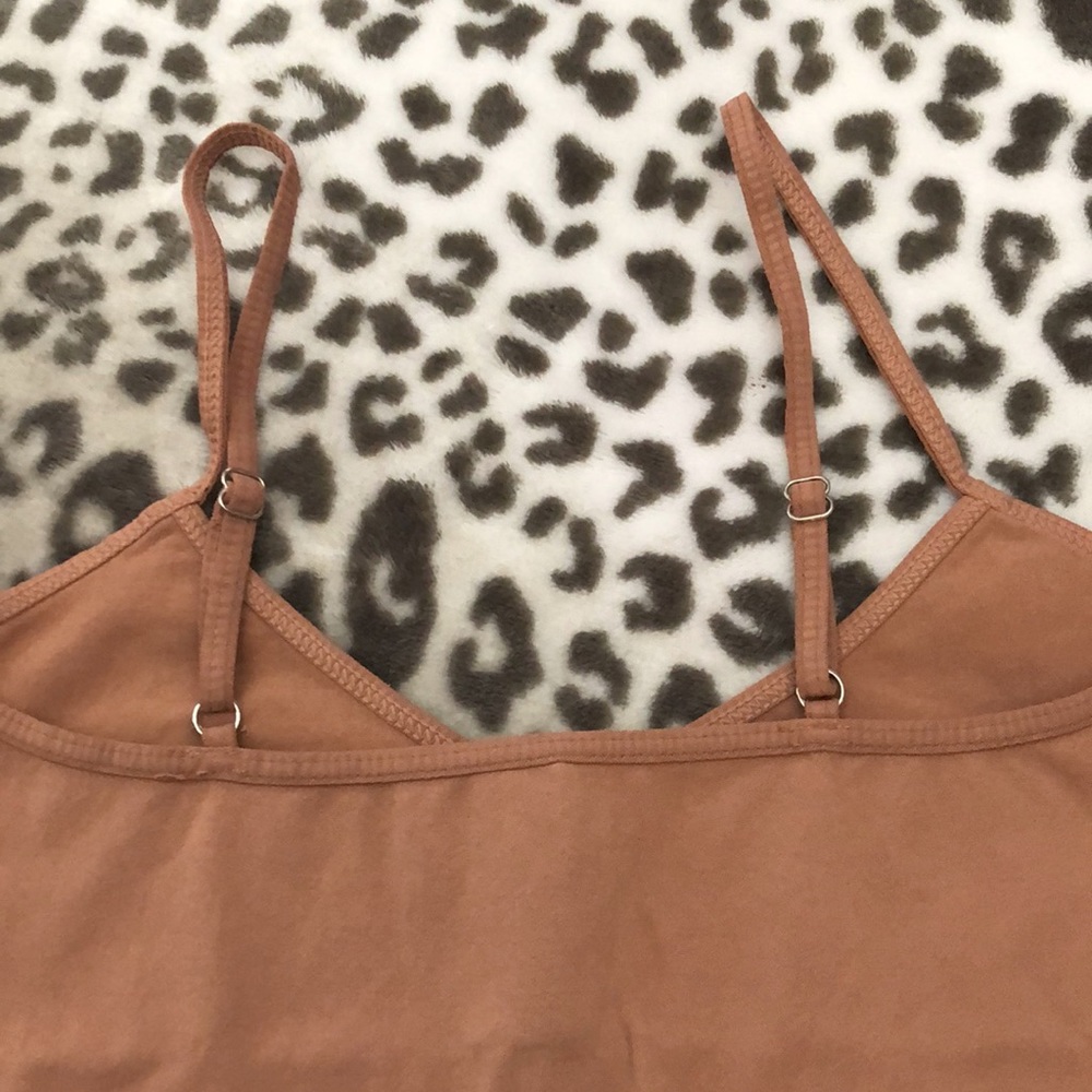 Free People Seamless Mini Slip Dress in Iced Chai Size XS/S - Picture 9 of 13